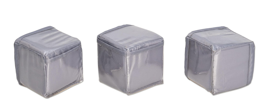 Betzold - Pocket Cube - Würfel gestalten Kinder Bewegungswürfel Lernwürfel grau 10 X 10 Cm, grau 10