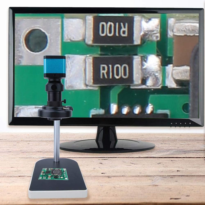 14 MP HDMI Mikroskop-Kamera, Digital Mikroskop 100X 14 Millionen Pixel Industriemikroskop, LED-Kamer