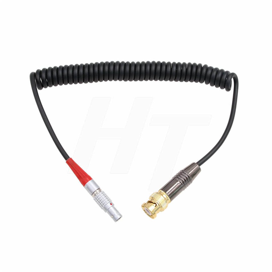 HangTon Timecode Sync Spiralkabel 5-polig auf BNC für Sound Geräte 633 688, Ambient NanoLockit auf Z