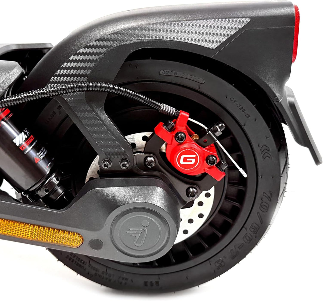 Seitlicher Schutzblech Aufkleber Carbon Optik geeignet für Segway Ninebot MAX G3 D E-Scooter G3D, Ca