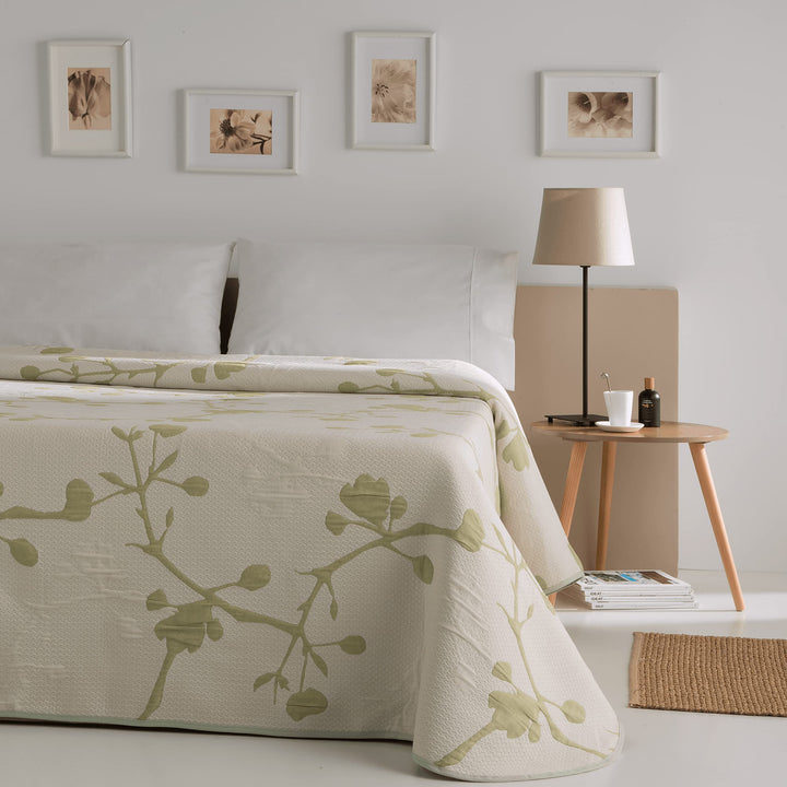VIALMAN Viper Tagesdecke Bouti, leicht, 150 x 190 cm, Grün 150x190 cm Grün, 150x190 cm Grün