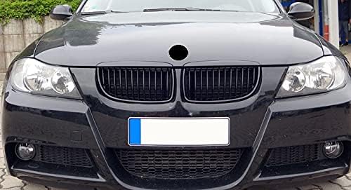 Kühler- Sport- Front- Rippen- Grill Schwarz Glanz Eintragungsfrei Set