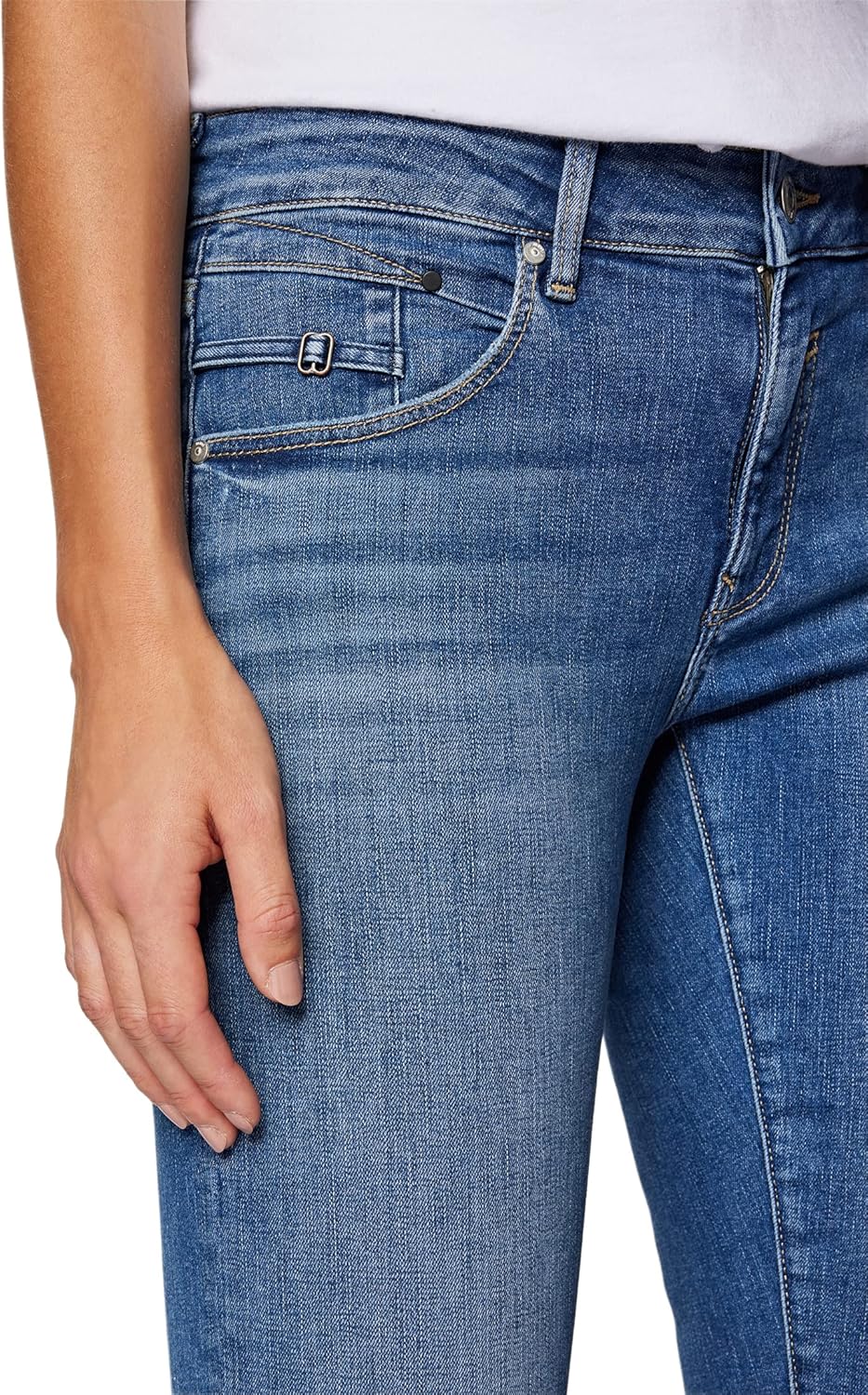 Mavi Damen Lexy Jeans 27W / 27L Mid Brushed Glam, 27W / 27L Mid Brushed Glam
