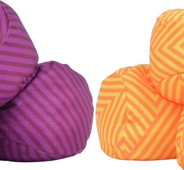 Ocean 5 Extrem Boule - Soft-Boule Set, Street-Boccia, Cross Country Petanque mit Tasche Immer überal