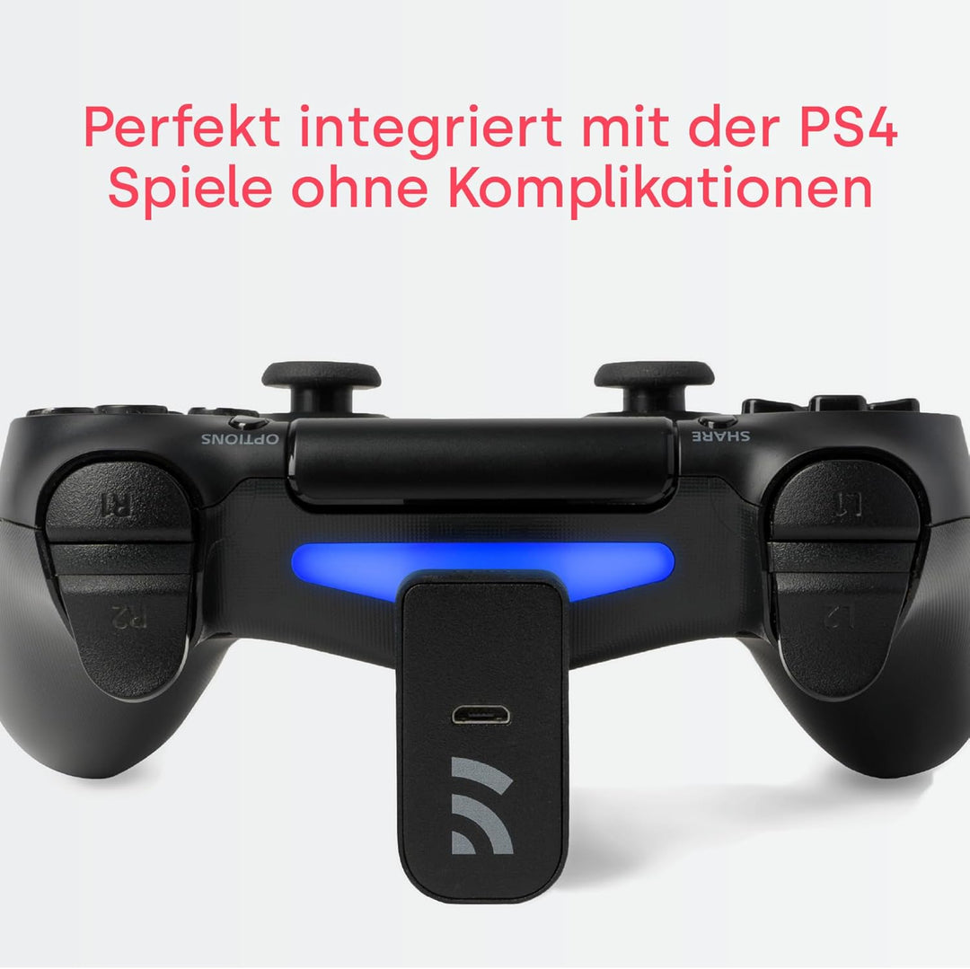 Remotto Battery – Ladegerät für PS4-Controller kabellos – tragbarer Akku für DualShock Spielen währe