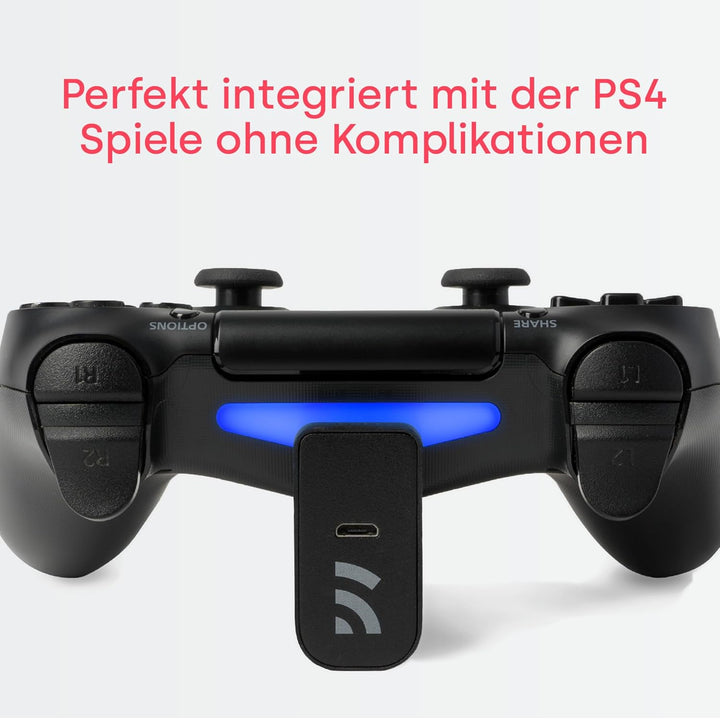 Remotto Battery – Ladegerät für PS4-Controller kabellos – tragbarer Akku für DualShock Spielen währe