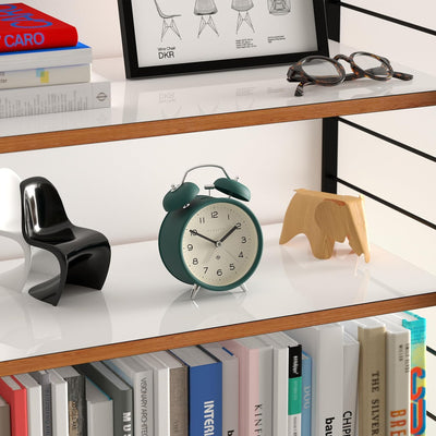 NEWGATE ® Charlie Bell Echo Alarm – Kleiner moderner Nachttischwecker – Schlafzimmerzubehör – Wecker