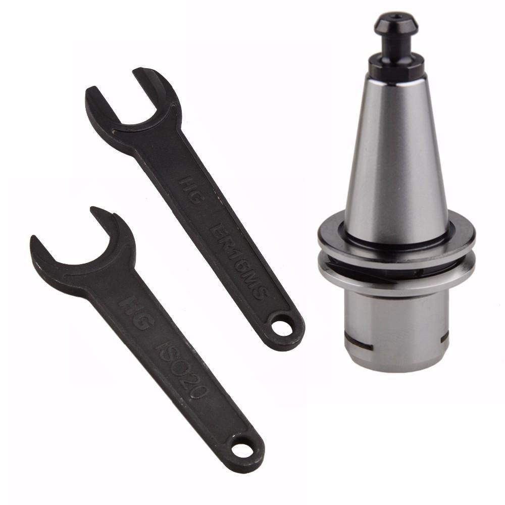 EU_HOZLY ISO20 ER16 35L Spannzangenhalter G2.5 30.000RPM CNC Frässpindelhalter + Schlüssel Schrauben