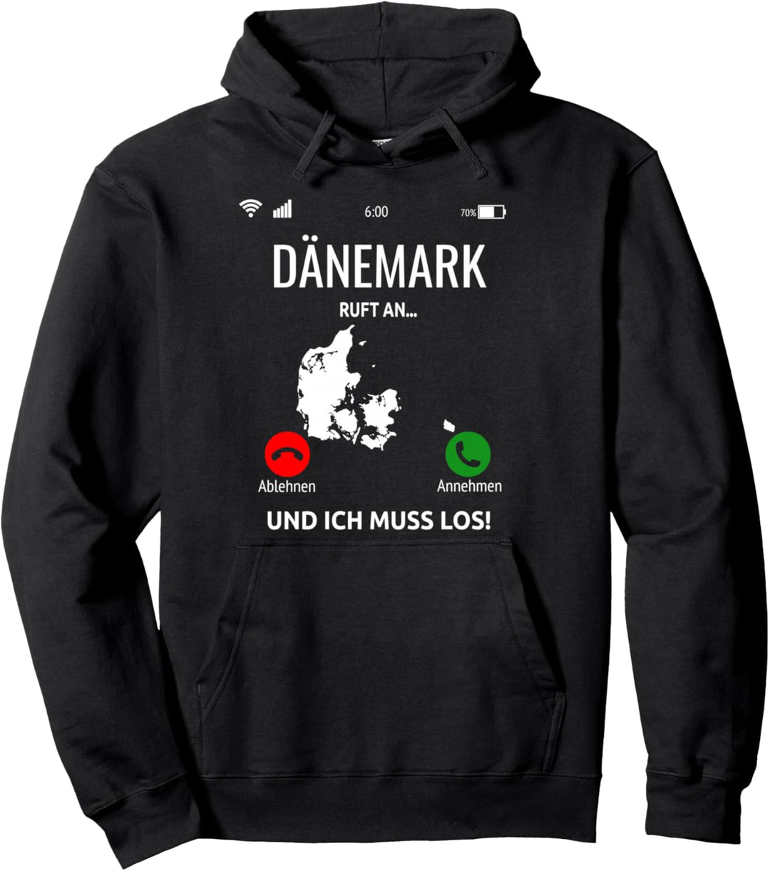 Dänemark Ruft An Urlaubs Design - Dänemark Urlaub - Dänemark Pullover Hoodie