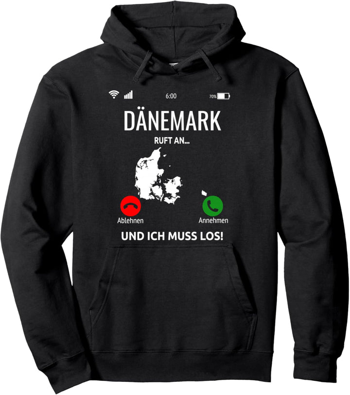 Dänemark Ruft An Urlaubs Design - Dänemark Urlaub - Dänemark Pullover Hoodie
