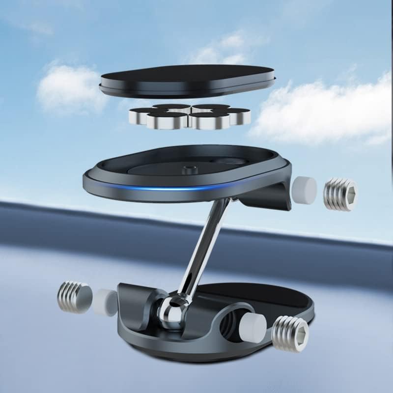 Mini Power Handyhalterung Auto Magnet (Top.1 von Magnetkraft & Fällt Nie ab) 360° Verstellbar magnet