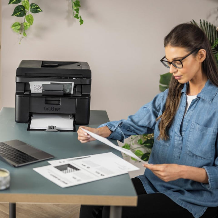 Brother DCP-L1660W 3-in-1 Monolaser-Multifunktionsgerät mit WLAN schwarz 3-in-1 Drucken, Scannen, Ko