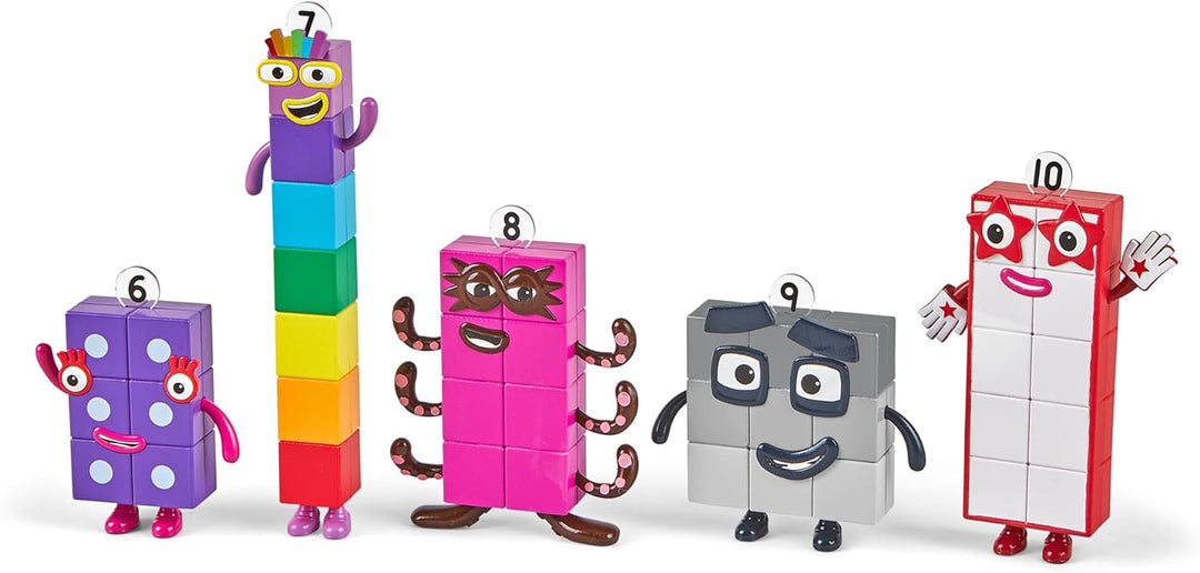 Learning Resources Numberblocks-Freunde Sechs bis Zehn, Spielfiguren, offizielle Sammelfiguren für K