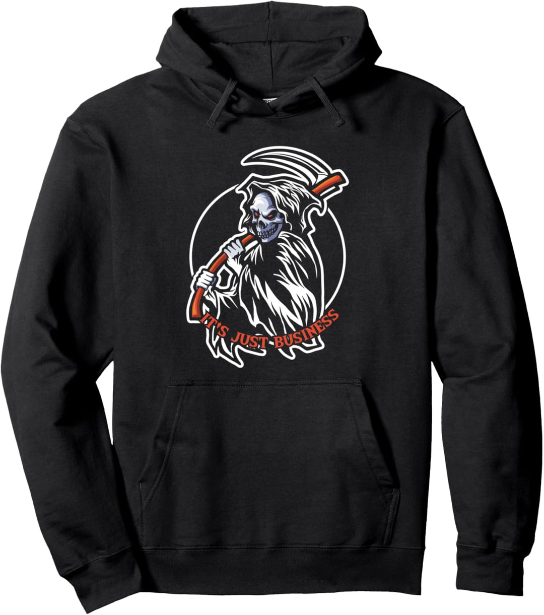 Business Geschäft Bestatter Sensenmann Sense Tod Geschenk Pullover Hoodie