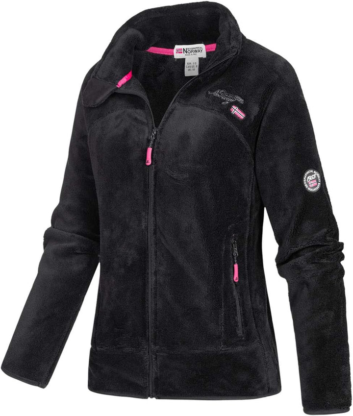 Geographical Norway Upaline Lady - Fleecejacke Damen Fine Frauen Warm Fermetur Zip - Jacke Fleece He