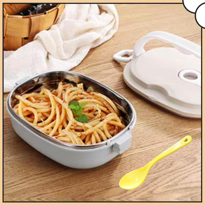 Lunchbox, 900ml Edelstahl-Bento Lunch Box, Einschichtigem Lunchbox, auslaufsichere Lebensmittelbehäl
