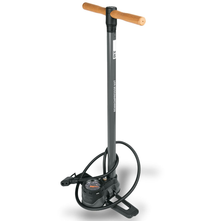 SKS GERMANY RENNKOMPRESSOR NXT Standpumpe (Luftpumpe für alle Ventilarten, Präzisions-Manometer, Met