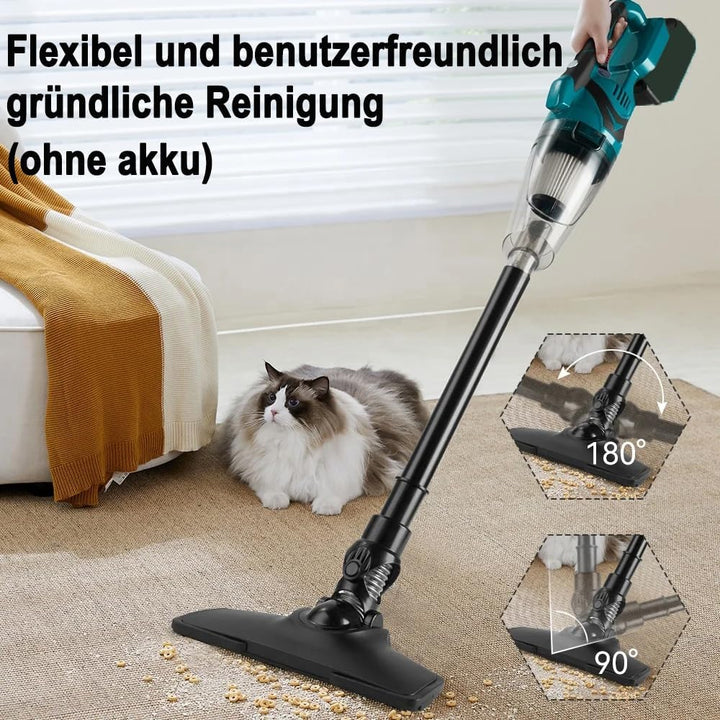 Akku-Staubsauger für Makita 18V Akkus,10000Pa Kabelloser Handstaubsauger Blau, Blau
