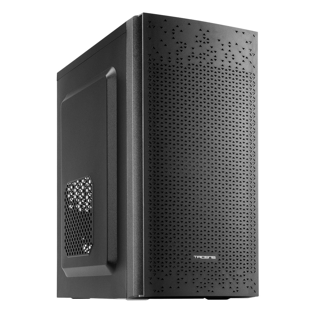 Tacens Anima AC6500, Kompaktes Micro ATX PC Gehäuse, Front-Mesh Kühlung, 500W Netzteil, USB 3.0, Sch
