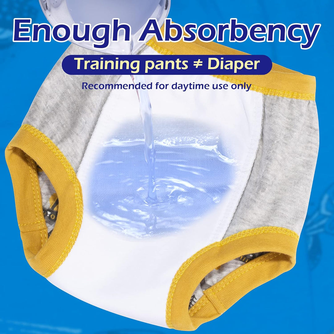 BIG ELEPHANT 10er Pack Baby Trainingshose - Saugfähige Töpfchen Unterwäsche Kleinkinder für Jungen u