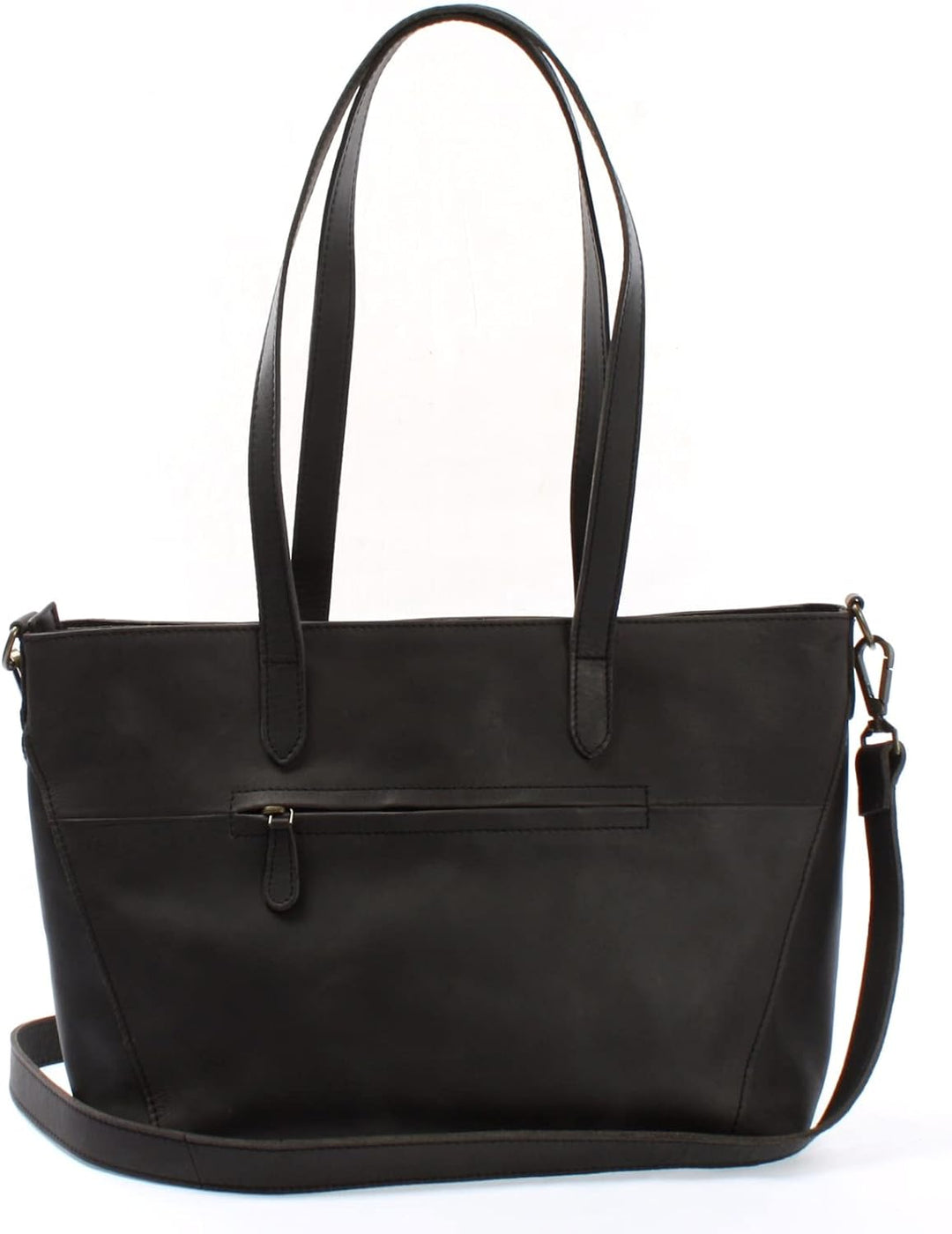 LECONI Schultertasche Henkeltasche für Frauen DIN-A4 Businesstasche für Notebook Handtasche Leder Sh