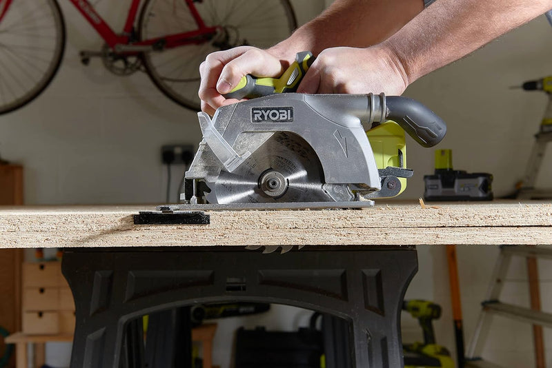 RYOBI 18 V ONE+ Akku-Handkreissäge R18CS-0 (Bohrungs-ø 16 mm, Schnitttiefe bis 52mm, Leerlaufdrehzah