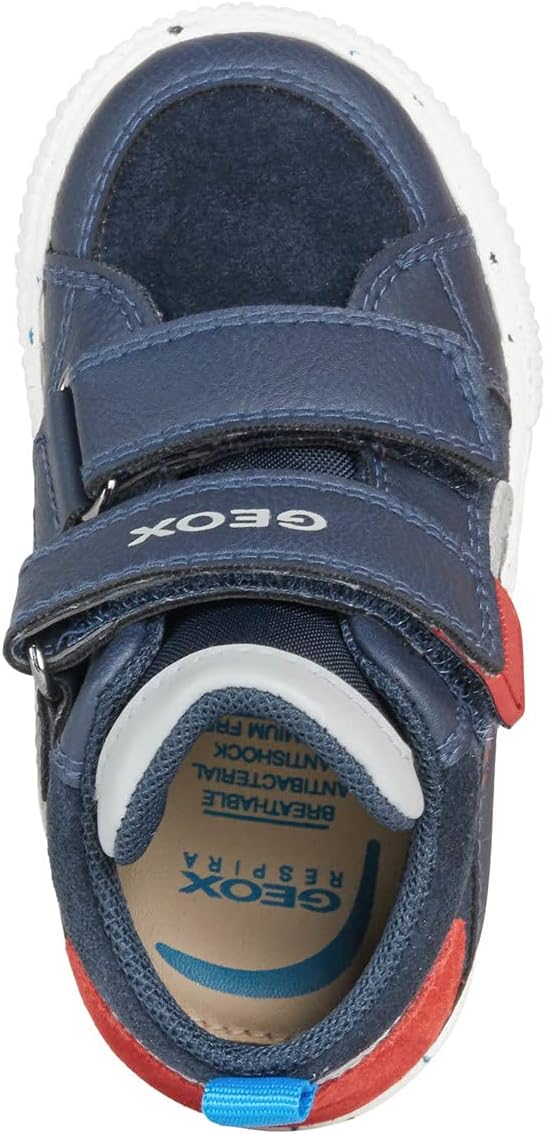 Geox Baby-Jungen B Kilwi Boy C' Sneaker 20 EU Navy Red, 20 EU Navy Red