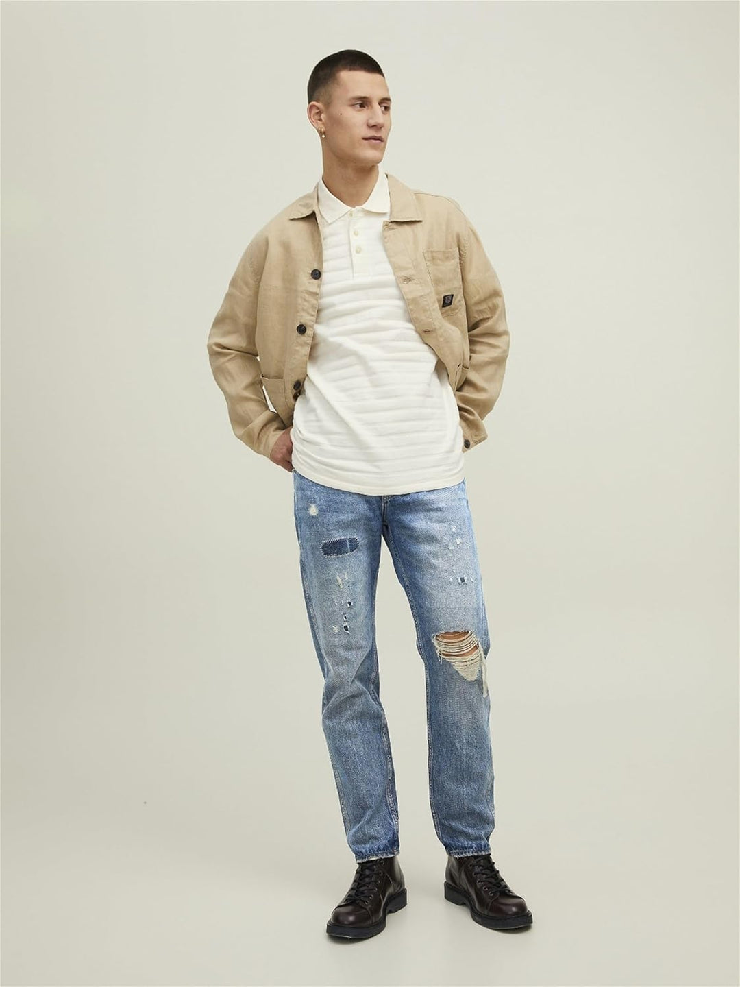 JACK & JONES Herren Jeans 31W / 32L Blue Denim, 31W / 32L Blue Denim