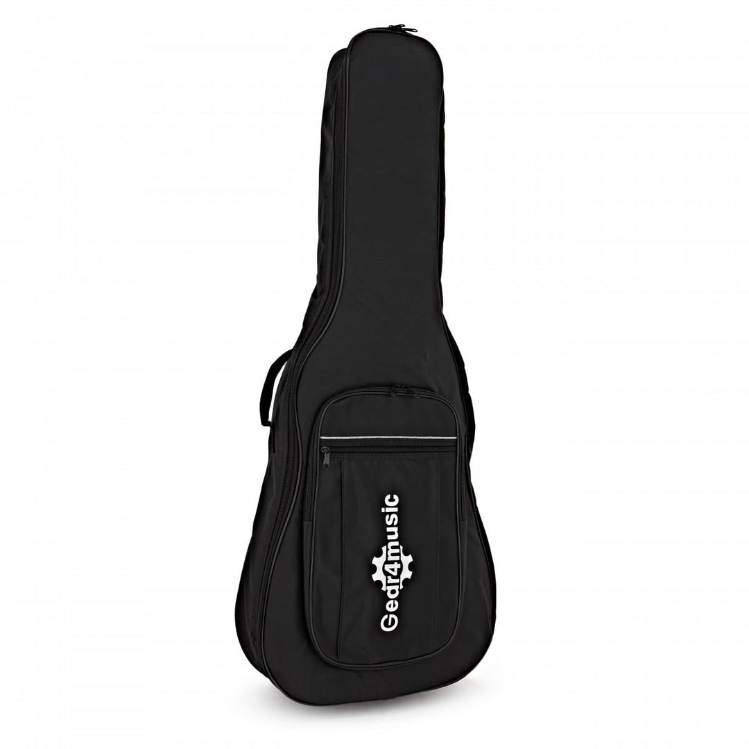 Gear4Music Gepolsterte Gitarrentasche für 3/4-Konzert-/Akustikgitarren