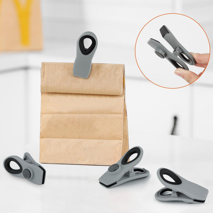 TACGEA Chip-Clips, magnetische Beutelklammern mit luftdichtem Verschluss zur Aufbewahrung von Lebens