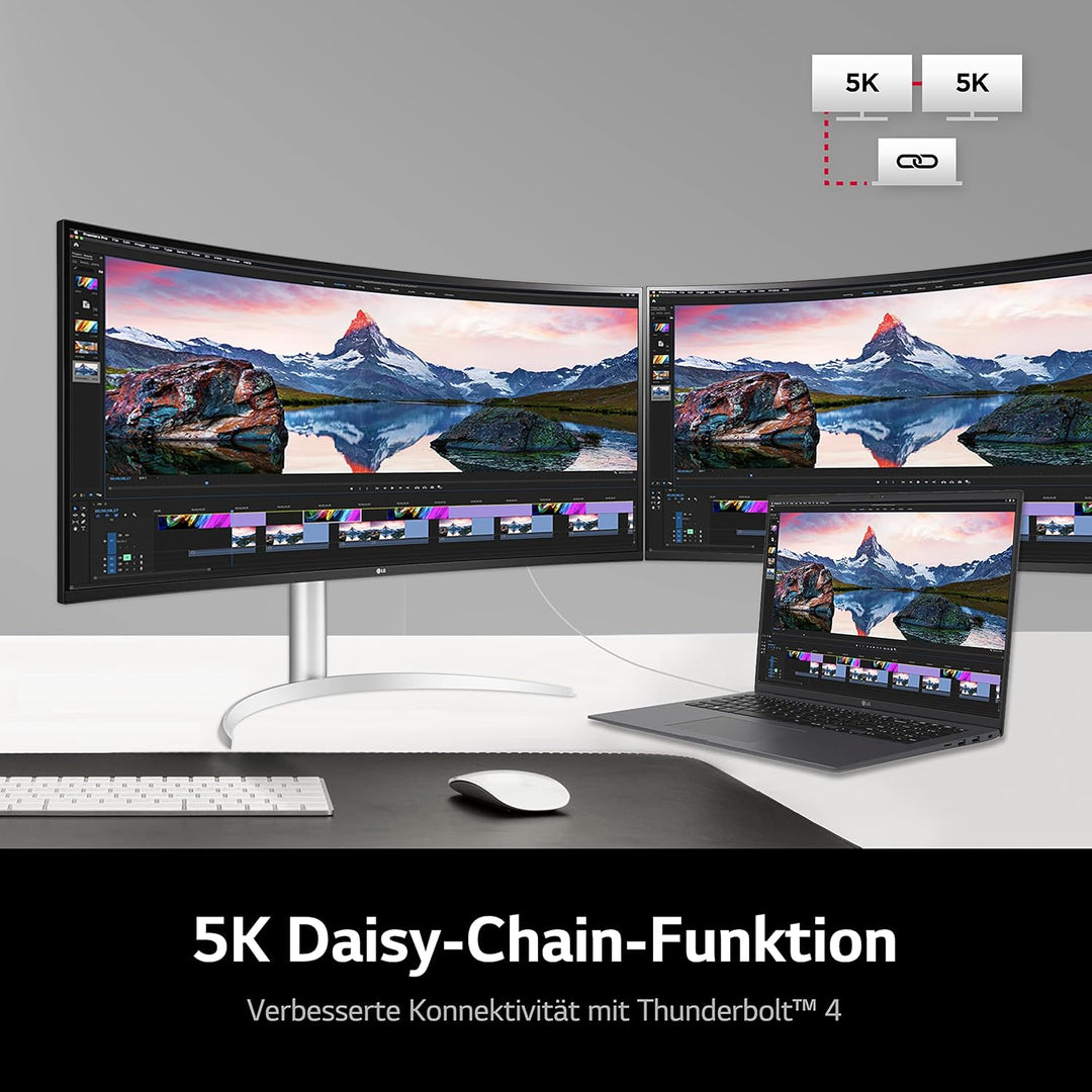 LG Electronics 40WP95XP-W UltraWide™ WUHD 5K 39,7" (100,86cm), 5120 x 2160, 21:9, AMD FreeSync™, HDR