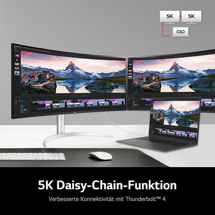 LG Electronics 40WP95XP-W UltraWide™ WUHD 5K 39,7" (100,86cm), 5120 x 2160, 21:9, AMD FreeSync™, HDR