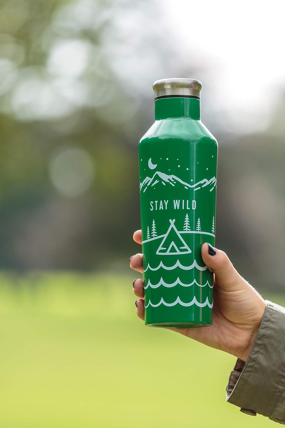 TYPHOON PURE STAY WILD Isolierflasche aus Edelstahl, 500 ml