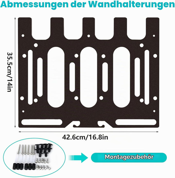 Idota Wandhalterung für Makita Akkus 18V 14,4V für Makita ladegerät und Akku Bohrschrauber