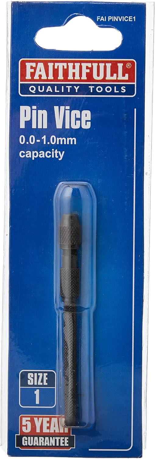 Faithfull Pin Vice – Grösse 1 0–1 mm Cap Size 1 0-1mm Cap, Size 1 0-1mm Cap