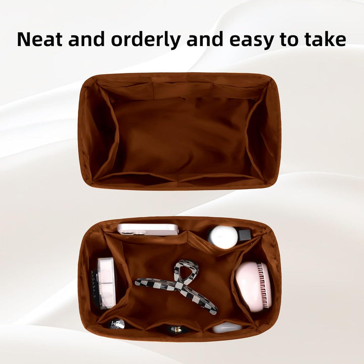 DGAZ Handtasche Tasche Organizer, Seide Innentaschen für LV Speedy Nano/20/25/30/35/40/45 Tasche, Le