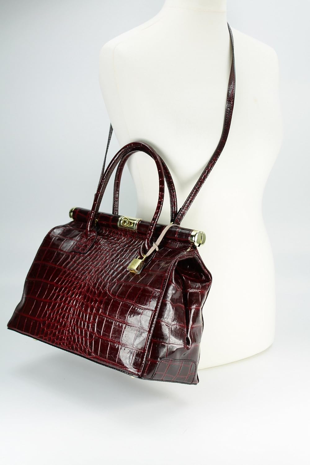 Belli The Bag XL italienische Leder Henkeltasche Handtasche Damen Ledertasche Umhängetasche - 34x25x