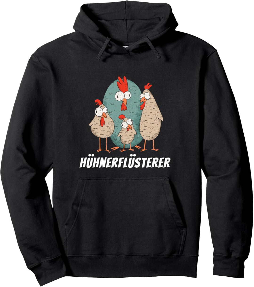 Hühner Flüsterer Landwirt Bauer Huhn Hahn Pullover Hoodie