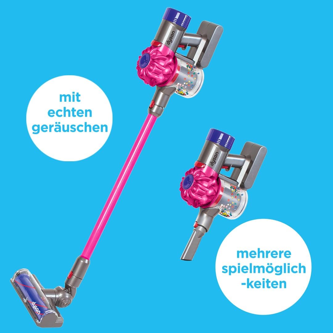 Casdon Dyson kabelloser Staubsauger | Interaktiver & offiziell lizenzierter Dyson Spielzeugstaubsaug