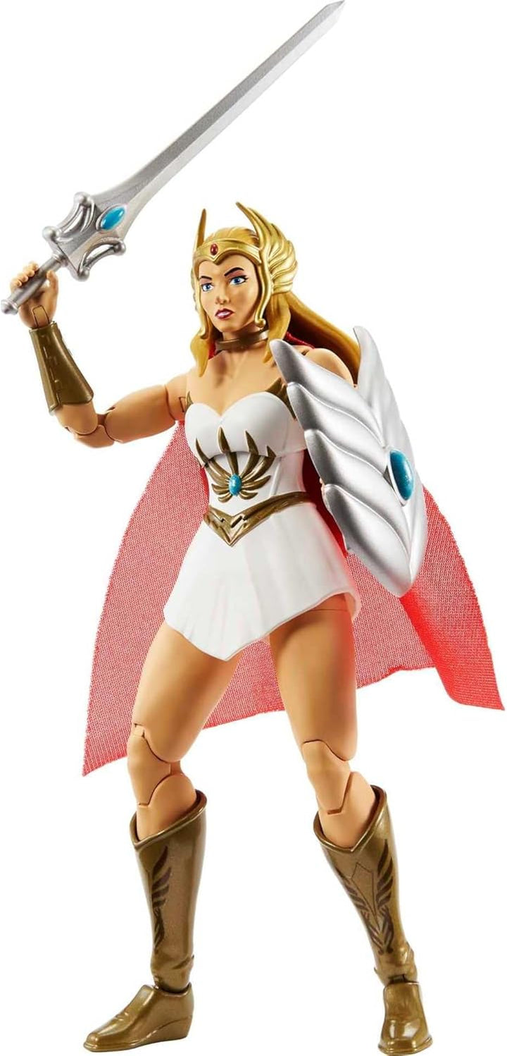 Masters of the Universe HDR61 - Masterverse She Ra Deluxe Action Figur mit Zubehörteilen, ca 18 cm,