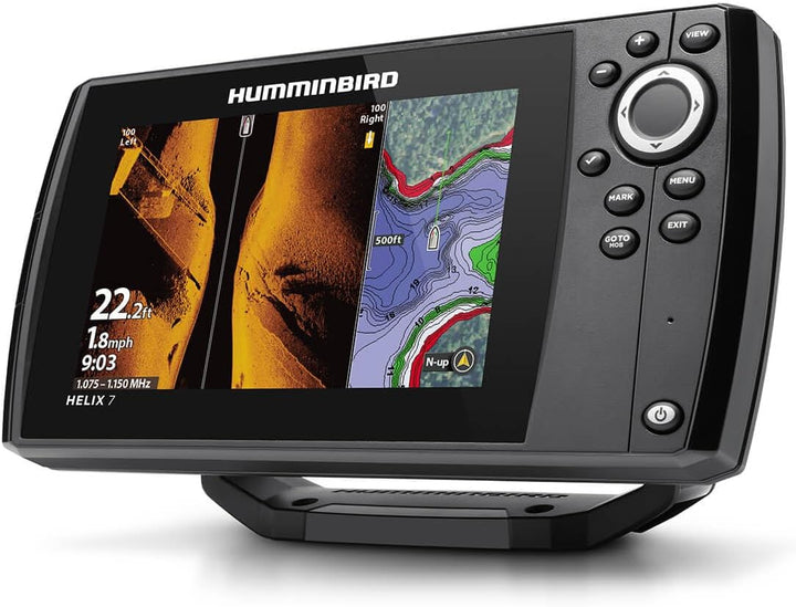 Humminbird Helix 7 G4 GPS-Fischfinder mit Wandler, Mega-Seitenbild