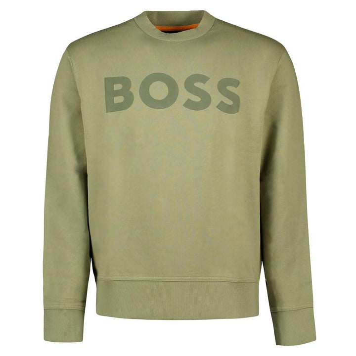 BOSS Herren Webasiccrew 10244192 01 Sweatshirt XL 370open Green, XL 370open Green