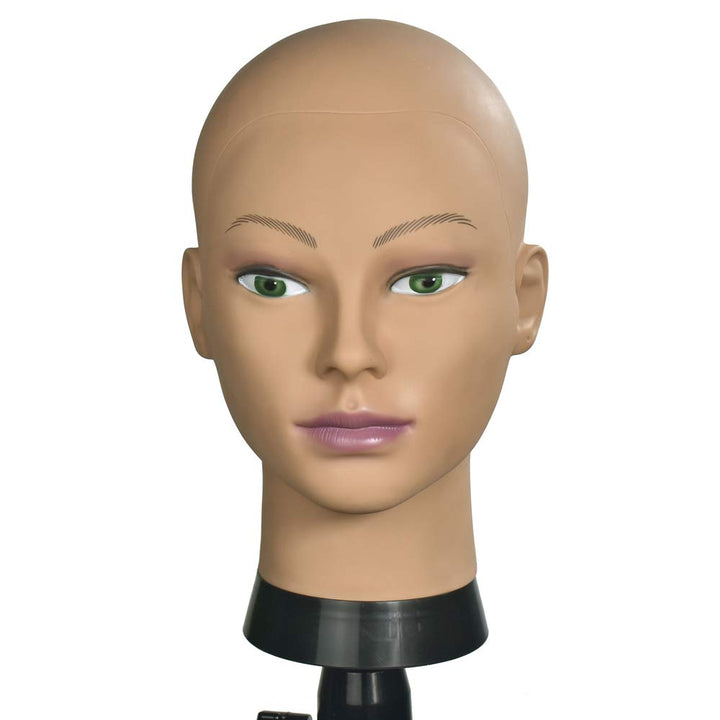 RSM Mannequin-Kopf, weiblich ohne Haare, zum Üben für Perückenherstellung und Ausstellen von Perücke