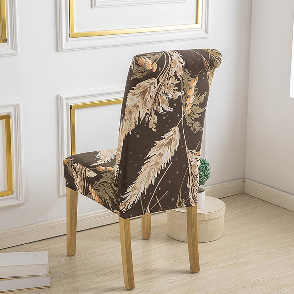Stuhlhussen Stuhlbezüge Schonbezüge Esszimmerstuhl Stretch Stuhlbezug für Esszimmer stuhlüberzüge 4