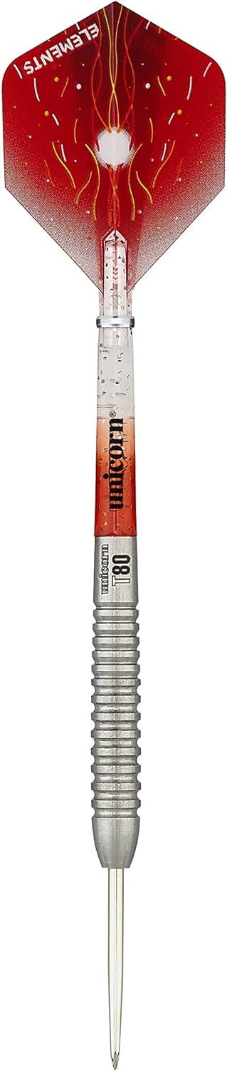 Unicorn Striker Dartpfeile, Typ 5, 80% Wolframstahl 21 g rot, 21 g rot