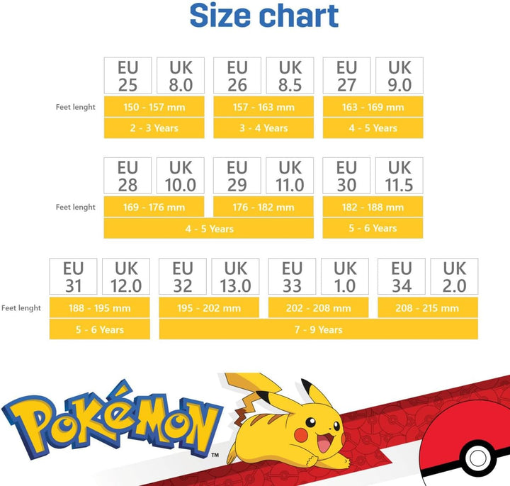 Pokemon Schuhe Mädchen von 2 bis 6 Jahre, LED Leuchtschuhe für Kinder mit Pikachu Motiv, Turnschuhe