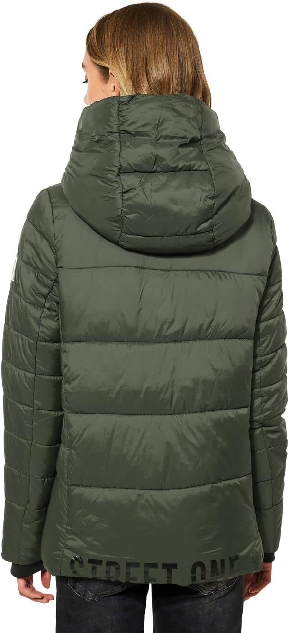 STREET ONE Damen Winterjacke 36 Homey Green, 36 Homey Green