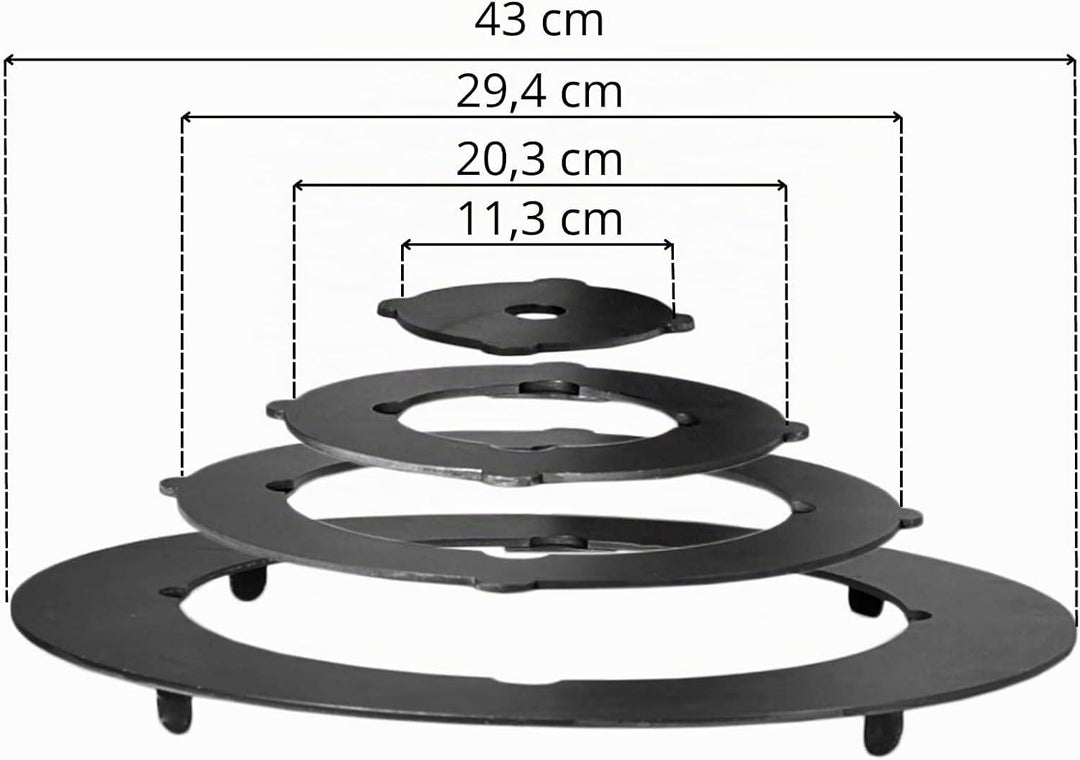 Utschak Ø40 Uchag 2mm stahl Eintopfofen mit Schornstein Abzugsrohr Utschag Campingofen 12 L Kazan ru
