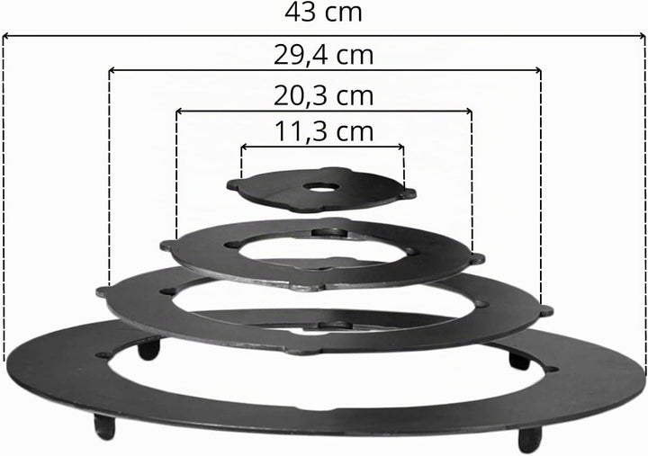 Utschak Ø40 Uchag 2mm stahl Eintopfofen mit Schornstein Abzugsrohr Utschag Campingofen 12 L Kazan ru