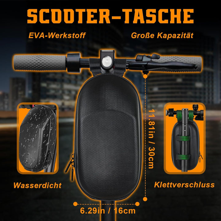 Honszex E Scooter Schloss, Schloss für E Scooter, Handschellenschloss E Scooter, 23.62inch E Roller